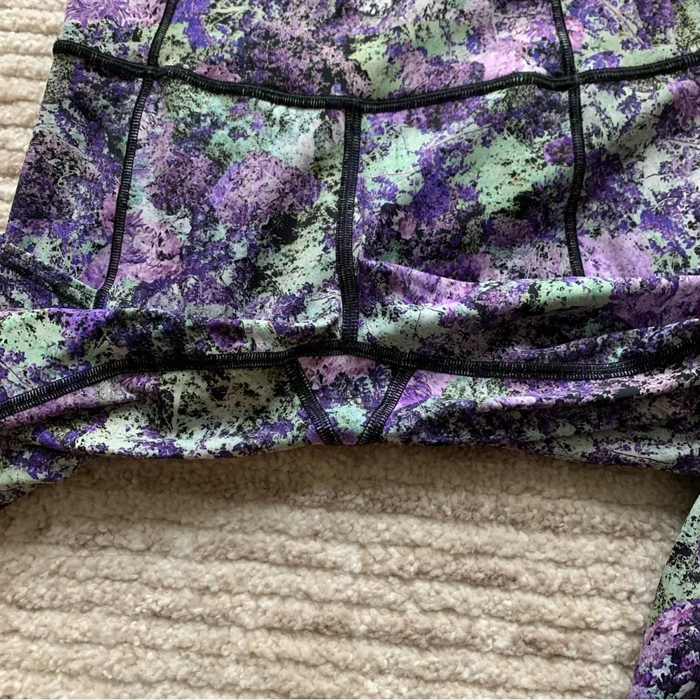 Lululemon Fast & Free Crop 19” Purple Size 4